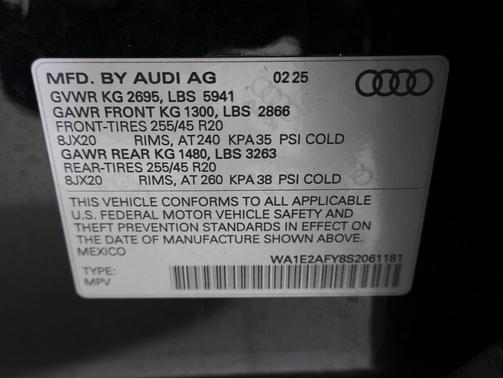 2025 Audi Q5 55 S line Premium Plus
