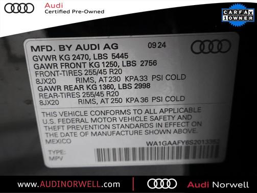 2025 Audi Q5 45 S line Premium