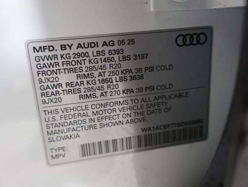 2025 Audi Q7 45 Premium