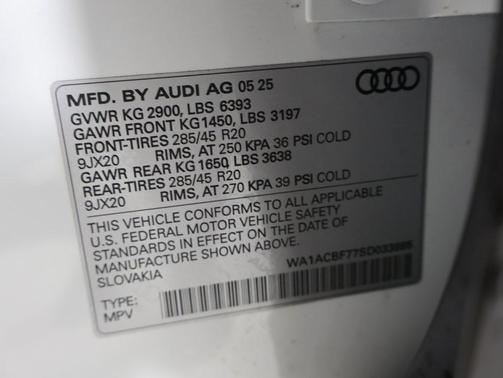 2025 Audi Q7 45 Premium