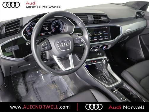 Mythos Black Metallic 2023 Audi Q3 45 S line Premium Plus