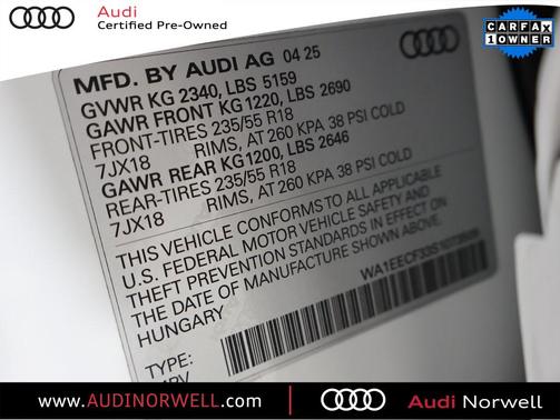2025 Audi Q3 45 S line Premium Plus