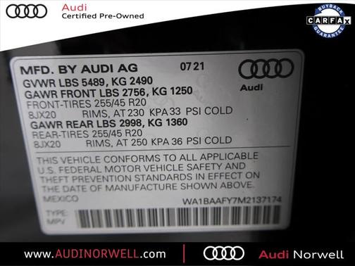 2021 Audi Q5 45 Premium Plus