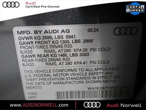 2024 Audi Q5 e 55 S line Premium Plus