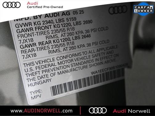 2025 Audi Q3 45 S line Premium Plus