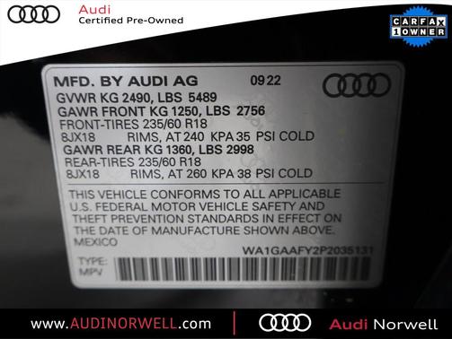 2023 Audi Q5 45 S line Premium