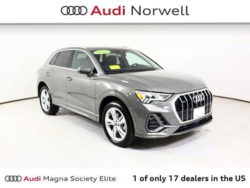 Chronos Gray Metallic 2023 Audi Q3 Premium 45 TFSI S line quattro Tiptronic