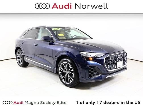 Waitomo Blue Metallic 2025 Audi Q8 55 Prestige