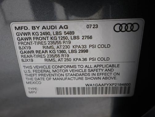 2023 Audi Q5 45 S line Premium