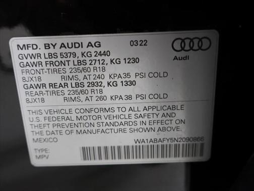 2022 Audi Q5 40 Premium