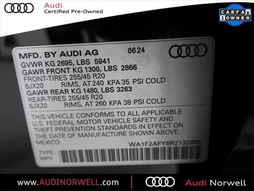 2024 Audi Q5 e 55 S line Prestige