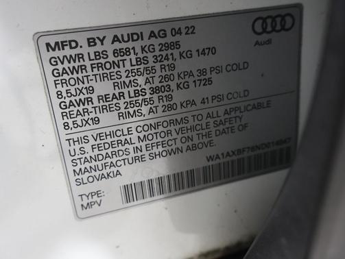 2022 Audi Q7 55 Premium