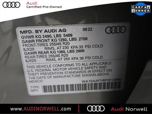 2023 Audi Q5 45 S line Premium Plus