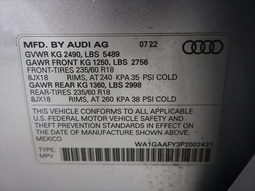 2023 Audi Q5 45 S line Premium