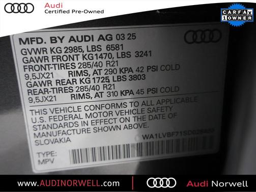 2025 Audi Q7 55 Premium Plus