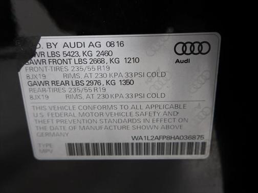2017 Audi Q5 2.0T Premium Plus