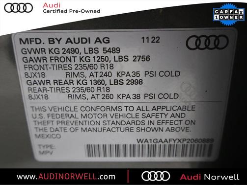 2023 Audi Q5 45 S line Premium