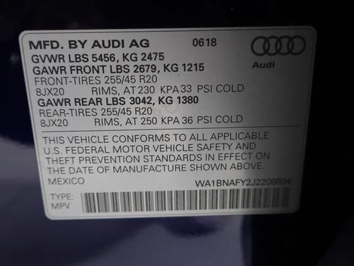 2018 Audi Q5 2.0T Tech Premium