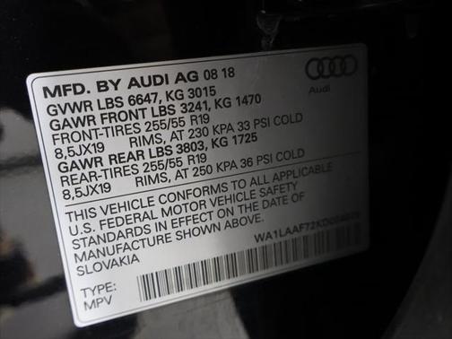2019 Audi Q7 55 Premium Plus
