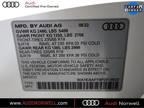 2023 Audi Q5 45 S line Premium Plus
