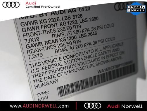 2023 Audi Q3 45 S line Premium Plus