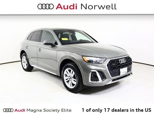 Gray 2023 Audi Q5 45 S line Premium