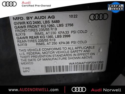 2023 Audi Q5 45 S line Premium