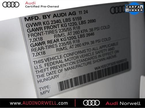 2025 Audi Q3 45 S line Premium Plus