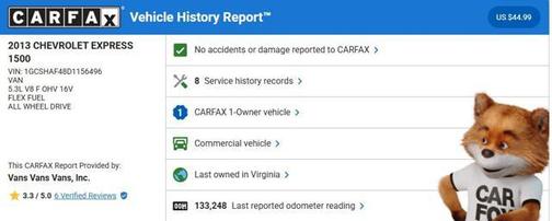 2013 Chevrolet Express 1500 Work Van