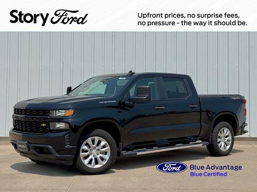 Black 2019 Chevrolet Silverado 1500 Custom