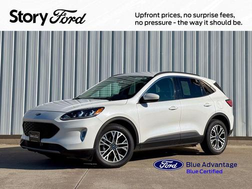 Star White Metallic Tri-Coat 2020 Ford Escape SEL