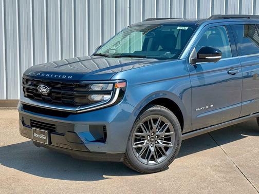 Blue 2027 Ford Expedition Platinum