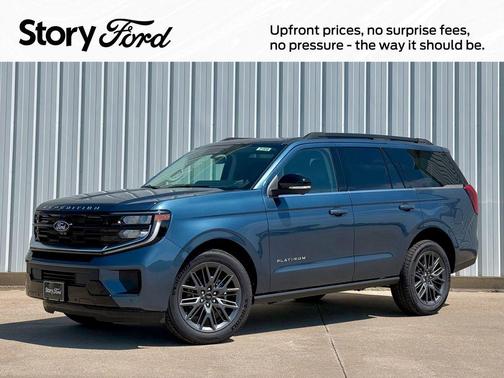 Blue 2027 Ford Expedition Platinum