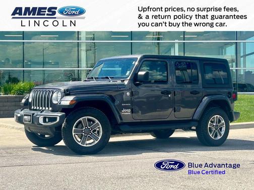 Granite Crystal Metallic Clearcoat 2018 Jeep Wrangler Unlimited Sahara