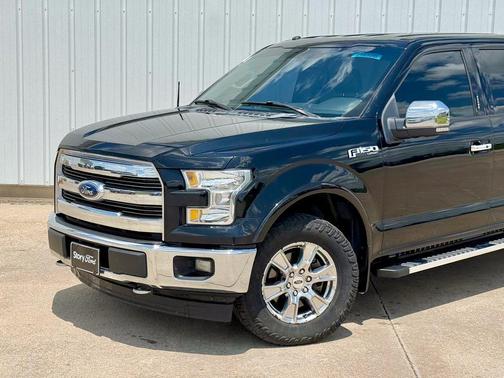 Shadow Black 2017 Ford F-150 Lariat