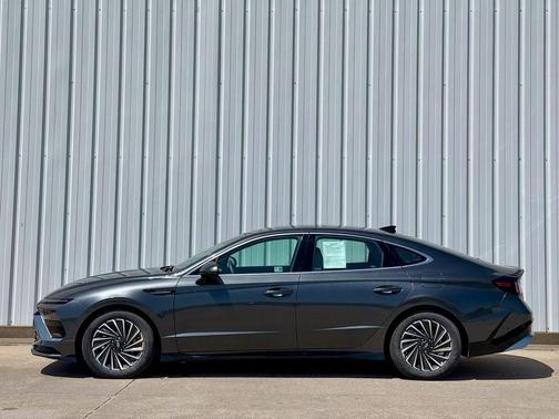 Portofino Gray 2024 Hyundai SONATA Hybrid Limited