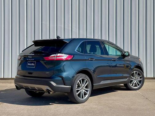 Stone Blue Metallic 2024 Ford Edge Titanium