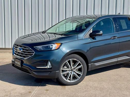 Stone Blue Metallic 2024 Ford Edge Titanium
