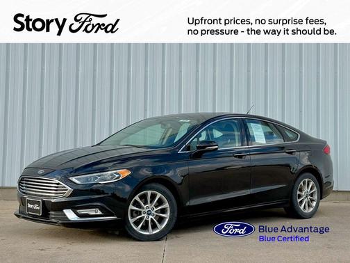 Shadow Black 2017 Ford Fusion SE