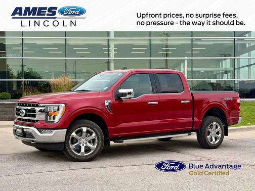Rapid Red Metallic Tinted Clearcoat 2021 Ford F-150 Lariat