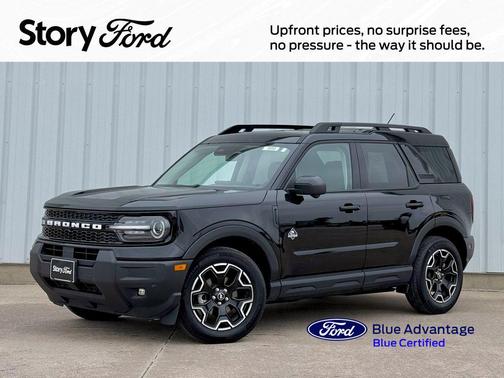 Shadow Black 2025 Ford Bronco Sport Outer Banks