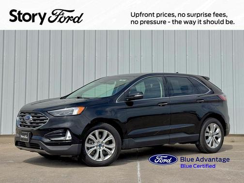 Agate Black Metallic 2019 Ford Edge Titanium