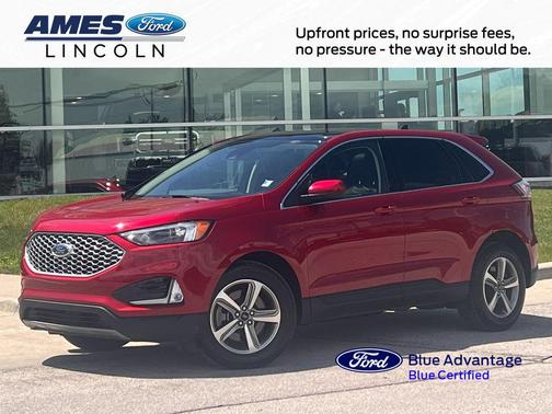 Rapid Red Metallic Tinted Clearcoat 2023 Ford Edge SEL