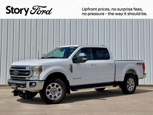Oxford White 2021 Ford F-350 Lariat