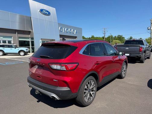 Red Metallic 2020 Ford Escape Titanium