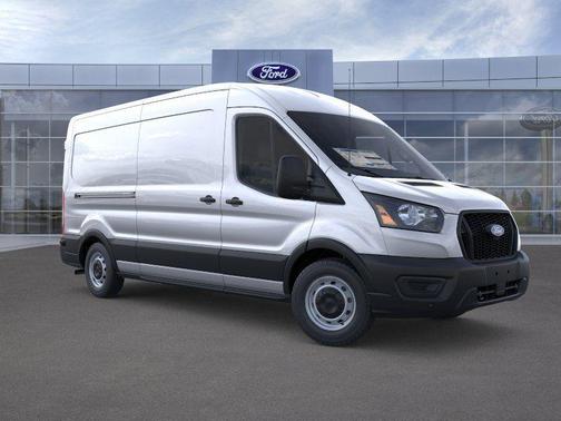 Ingot Silver Metallic 2026 Ford Transit-350 148 WB Medium Roof Cargo