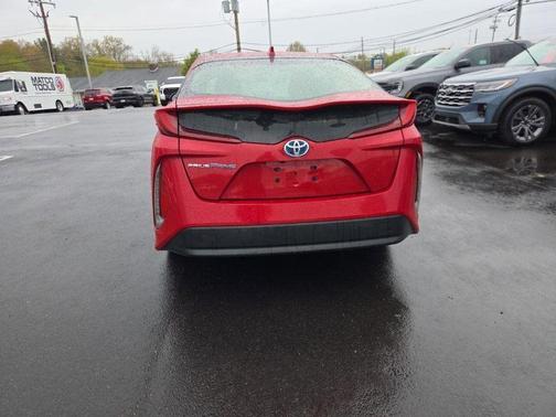 Red 2022 Toyota Prius Prime LE