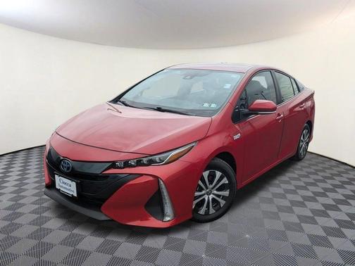 Red 2022 Toyota Prius Prime LE