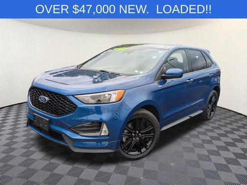 Blue Metallic 2023 Ford Edge ST Line
