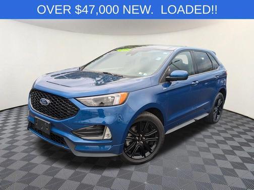 Blue Metallic 2023 Ford Edge ST Line